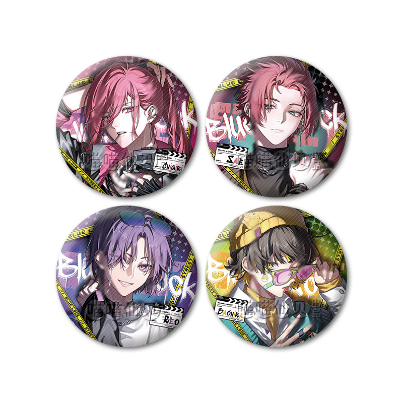 全店满60包邮|现货-街头风vol2同人周边谷蓝锁吧唧拍立得