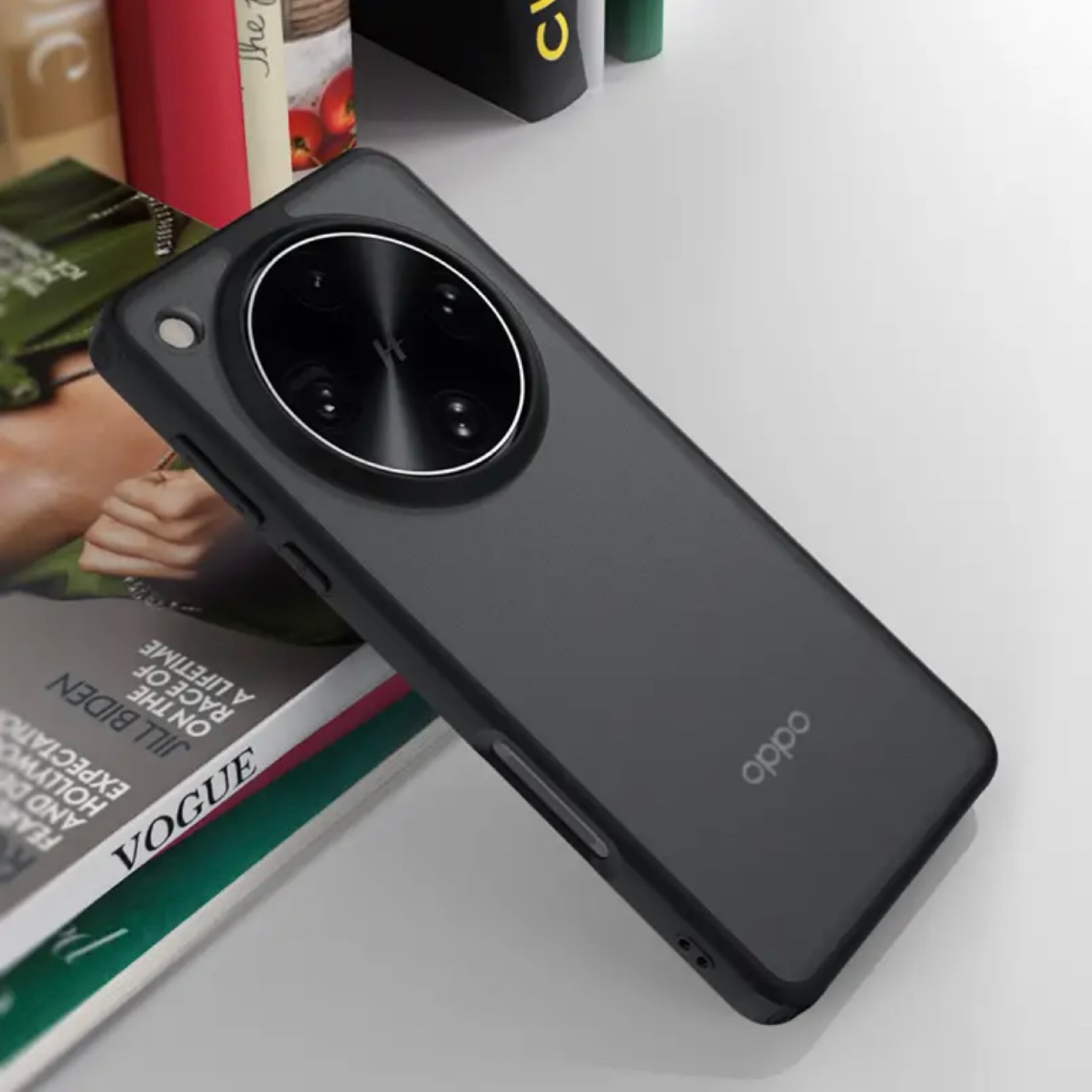 蓝BLUEO适用OPPOfindx8ultra手机护甲壳防摔x8s+保护套磨砂全包oppoX7Ultra简约超薄半透明X8Pro男女硬后壳猩