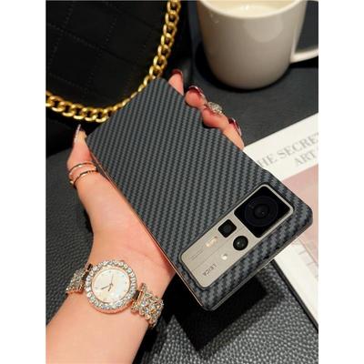 适用小米mixfold2折叠屏手机套fold2保护套新款碳纤维凯夫拉高档Mix手机壳全包防摔高级感超薄男女外壳网红