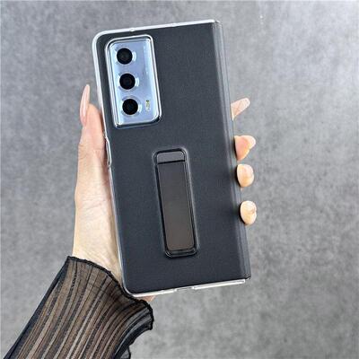 适用荣耀magicv2手机壳新款折叠屏v2至臻版中轴保护套官方同款支架外壳翻盖式智能视窗皮套全包防摔超薄素皮3
