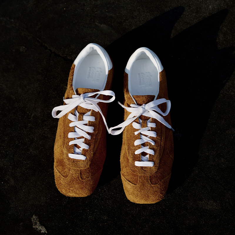 里外全真皮+真皮鞋底小方头德训