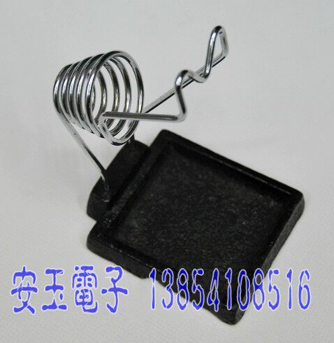 保固电烙铁支架金属烙铁架焊接焊台座子圆形方形手持铸铁底座 936