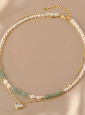 XKDDCT新款爱心吊坠天然淡水珍珠