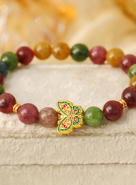 XKDDCT复古时尚百搭轻奢滴油彩色