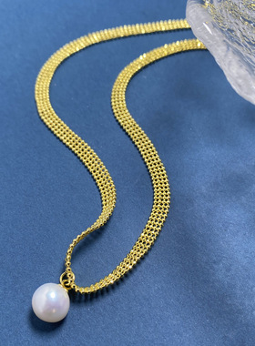 XKDDCT新款韩版新潮款淡水珍珠