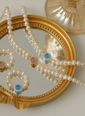 XKDDCT巴洛克淡水珍珠戒指手链法