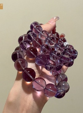 XKDDCT【冰镇】紫水晶手串12mm紫