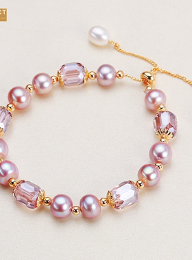 XKDDCT新款淡水珍珠手链甜美轻奢