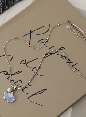 XKDDCT春夏银色水晶银杏叶珍珠轻