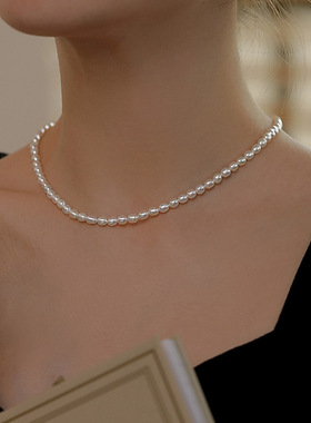 XKDDCT新款天然淡水项链女s925纯