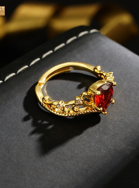 XKDDCT轻奢气质小众设计底托红色