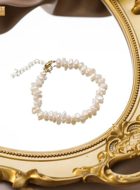 XKDDCT复古巴洛克风花瓣淡水珍珠