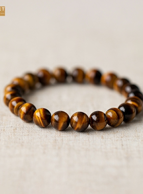 XKDDCT新款石虎眼素珠串珠简约