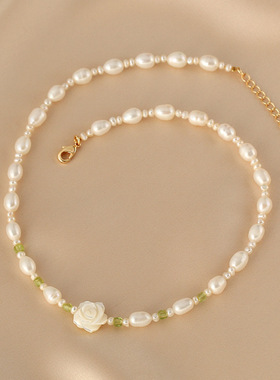 XKDDCT天然淡水珍珠项链女精致优