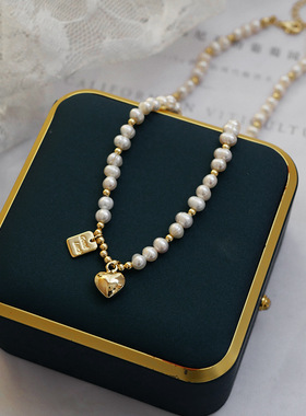 XKDDCT新款巴洛克天然珍珠项链女