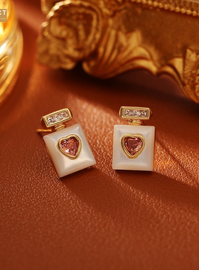 XKDDCT贝母爱心香水瓶吊坠项链高