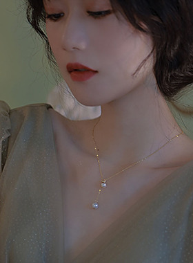 XKDDCT新款天然淡水珍珠项链女