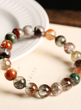 XKDDCT绿彩幽灵单圈手链910mm晶