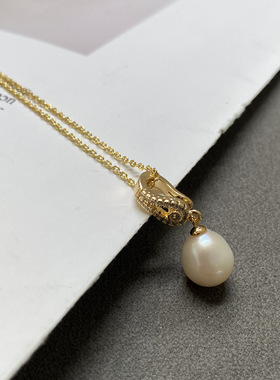 XKDDCT新款天然淡水珍珠项链简约