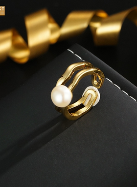 XKDDCT爆款简约百搭双层线条镶嵌