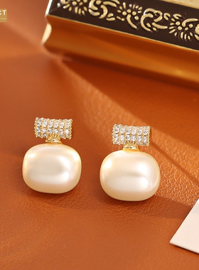 XKDDCT网络爆款方糖珍珠竹节项链