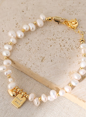 XKDDCT新款明星同款淡水珍珠手链
