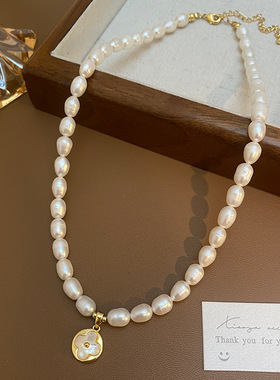 XKDDCT新款天然淡水珍珠项链女