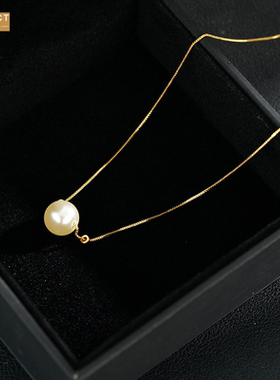 XKDDCT小众设计单颗珠珠吊坠简约