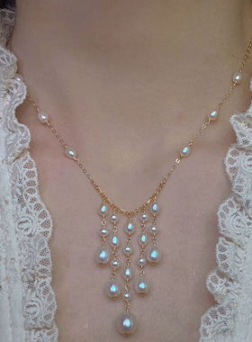 XKDDCT复古优雅法式仙女天然淡水