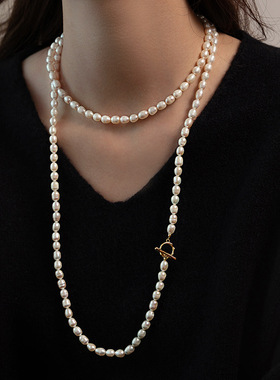 XKDDCT新款天然淡水珍珠长款项链