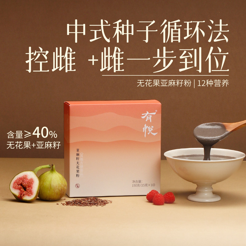 少点盐 亚麻籽无花果粉中式种子循环类黄酮全粉代餐粉食养养雌粉,咖啡/麦片/冲饮,天然粉粉食品,淘宝优惠券,粉丝福利购,淘宝优惠卷