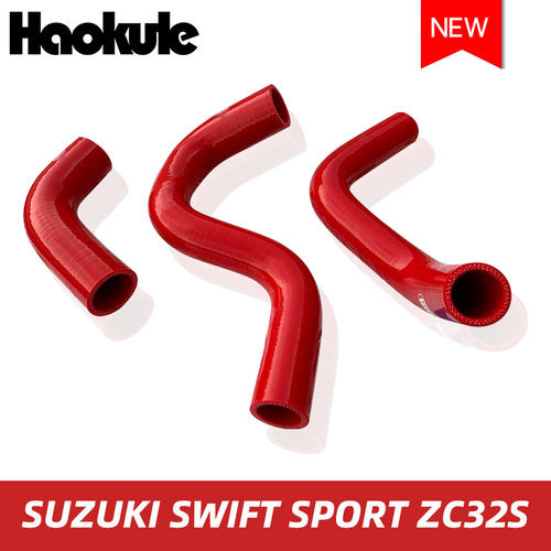 SUZUKI SWIFT SPORT ZC32S新雨燕速翼特m16a汽车改装红色硅胶水管