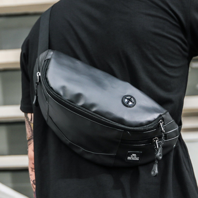 新款腰包男韩版潮斜挎包单肩包男休闲运动包女士胸前包bags
