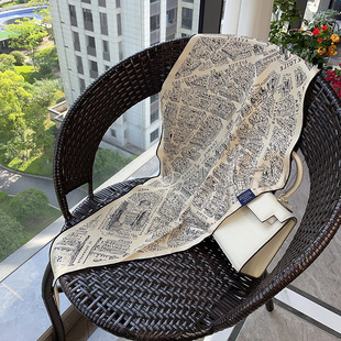 斜纹飘带桑蚕丝领巾巴黎长条丝巾 百搭衬衣衣领配饰真丝菱形巾时尚