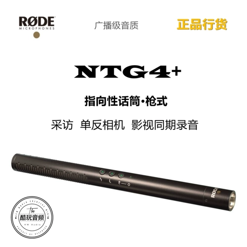 Rhode Rode NTG4+, указывая на SLR SEL Microphone, SLR -пленку, записывая микрофон за тот же период [Cool Play Audio]