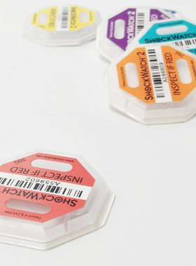 原装进口shockwatch2代防撞击标签冲击指示物流运输防震动标签