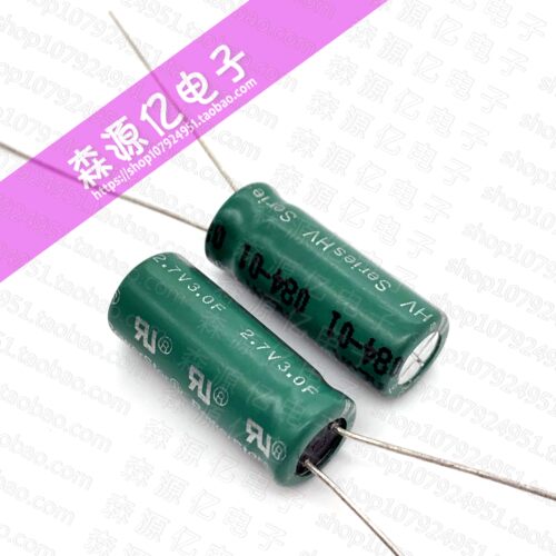 2.7V3F 超级法拉电容 美国powerstor HV系 2.7V3.0F卷绕型 8*20
