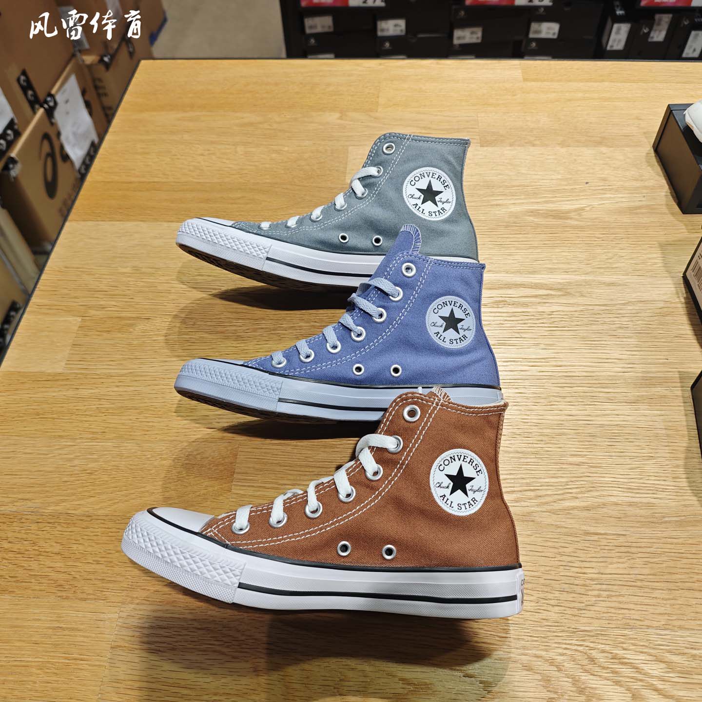 匡威AllStar高帮透气帆布鞋图片