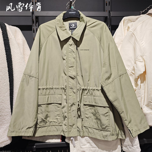 匡威女子工装可束腰翻领夹克