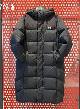 风雷】UA安德玛Select男女情侣防泼水保暖鸭绒长款羽绒服6012867