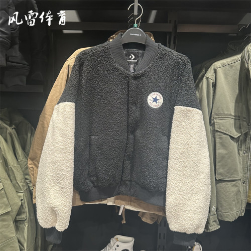 匡威女子摇粒绒棒球服外套