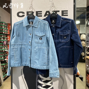 外套工装 女子柔软牛仔衬衫 风大口袋10027976 新款 匡威秋季