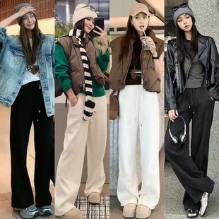 2516年底清仓~不退换~高腰加绒阔腿裤女裤~只有3件