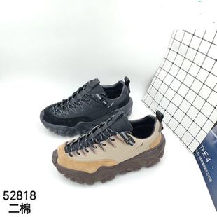 52818【加二棉 男鞋】沙丘山系列户外老爹鞋2025冬季防滑运动鞋