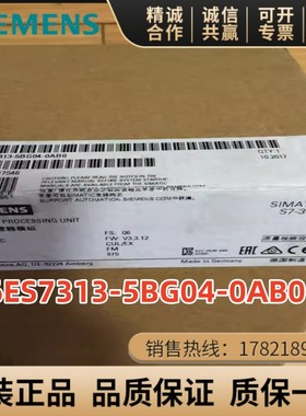 6ES7313-5BG04-0AB0西门子S7-300CPU313C模块6ES7 313-5BG04-0AB0