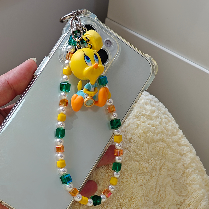 中古TWeety翠儿翠迪手机链包挂饰