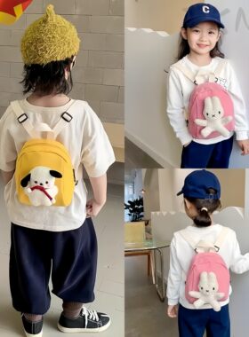 书包幼儿园男童可爱卡通帆布儿童