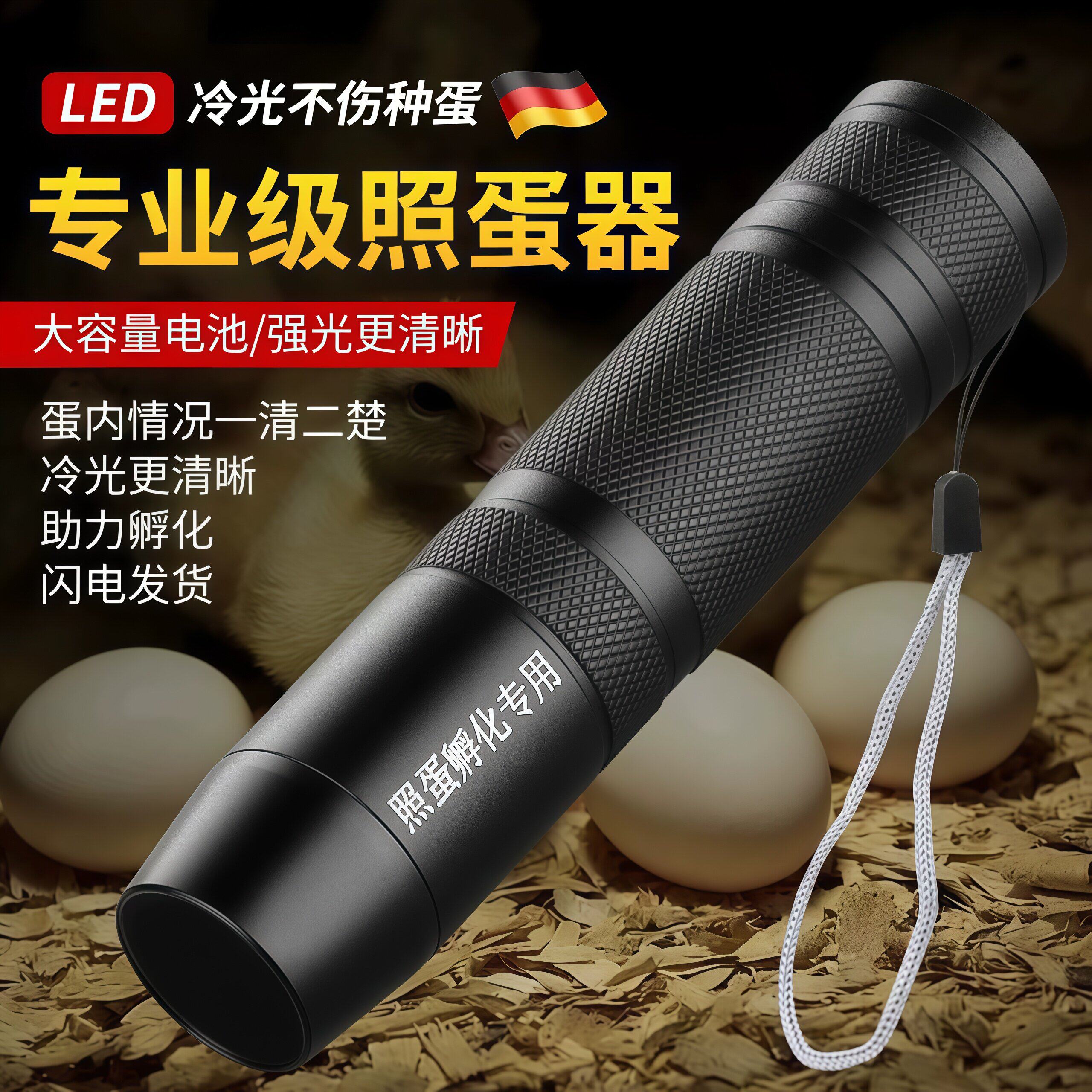 德国照蛋器强光孵化专用