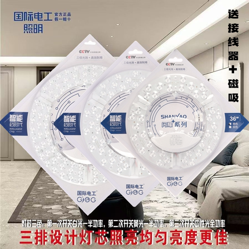 国际电工磁吸通用灯具替换灯芯