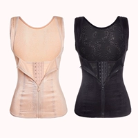 Beauty Yan dây kéo mỏng cơ thể bụng bụng eo cơ thể vest giảm béo quần áo nữ sau sinh giảm cân corset - Corset thời trang đồ lót